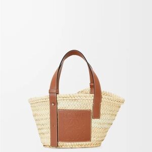 Loewe Small Basket Bag, Tan